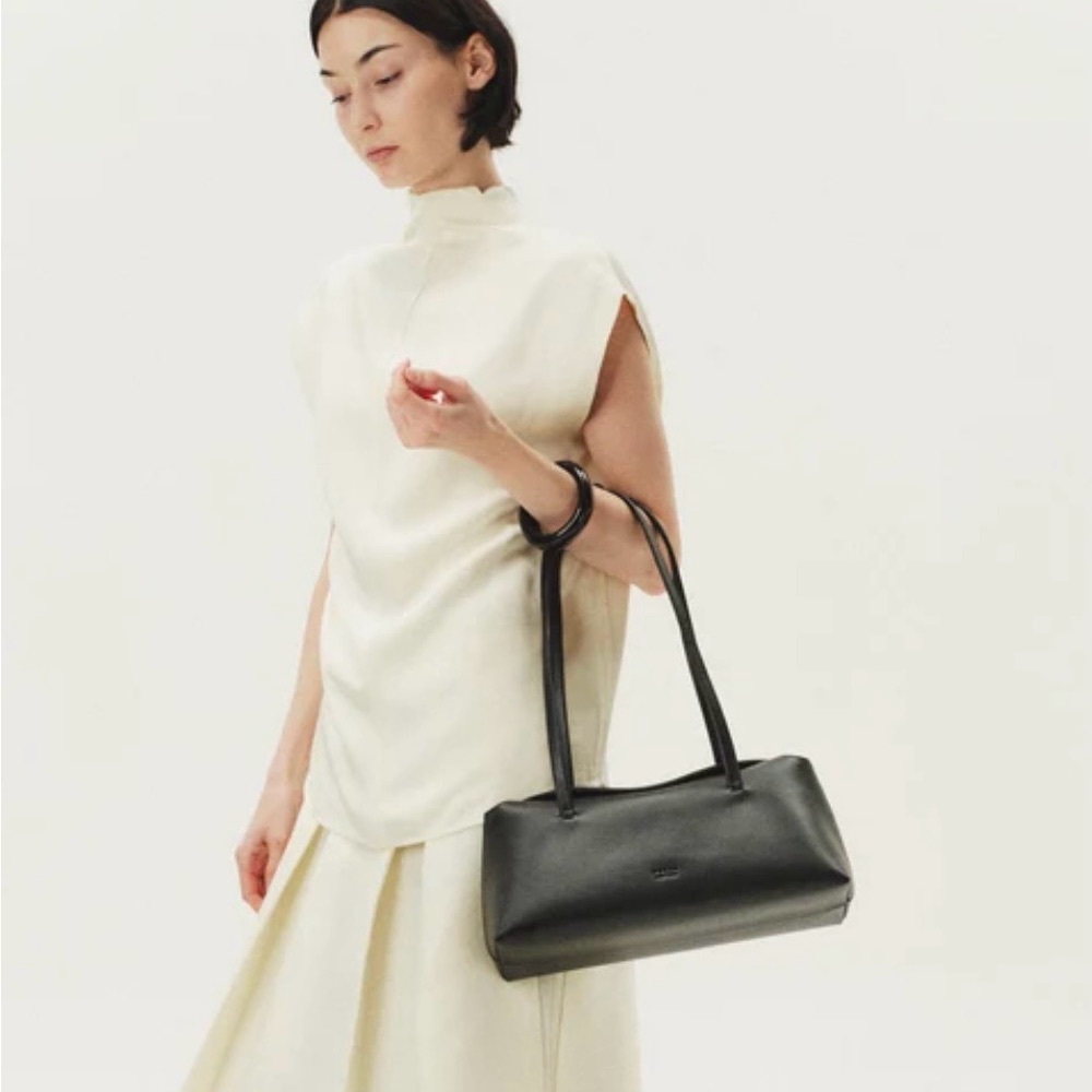 Freja New York Black Faux Leather Chrystie Bag - Picture 7 of 10